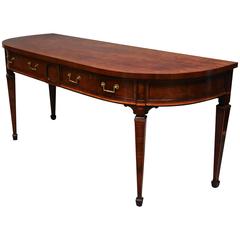 Rare and Fine Quality Late 18th Century Sheraton Period Mahogany Side Server 11