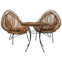 Janine Abraham and Dirk Jan Rol Basketware Lounge Chairs and Table 11