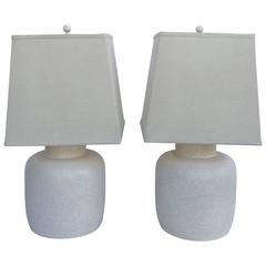 Pair of Ceramic Haeger Table Lamps