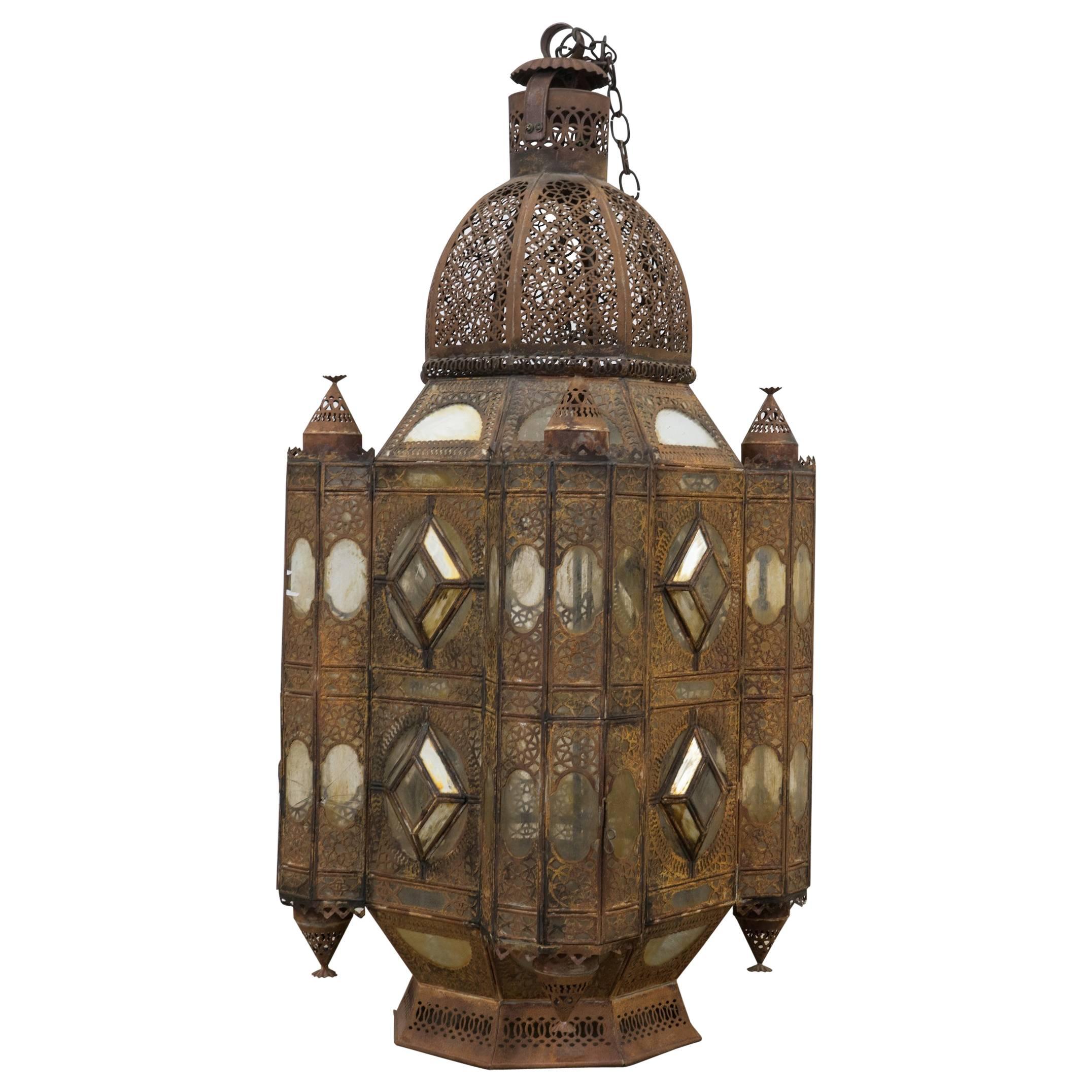 Large 19th Century Moroccan Hanging Lantern