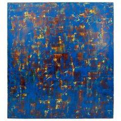 Large Orlanda Brugnola (1946 - 2016) Abstract on Canvas