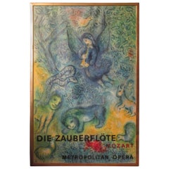 Marc Chagall 1960er Jahre Metropolitan Opera Original Lithographie Poster