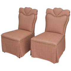 Pair of Sweetheart Salon Chairs