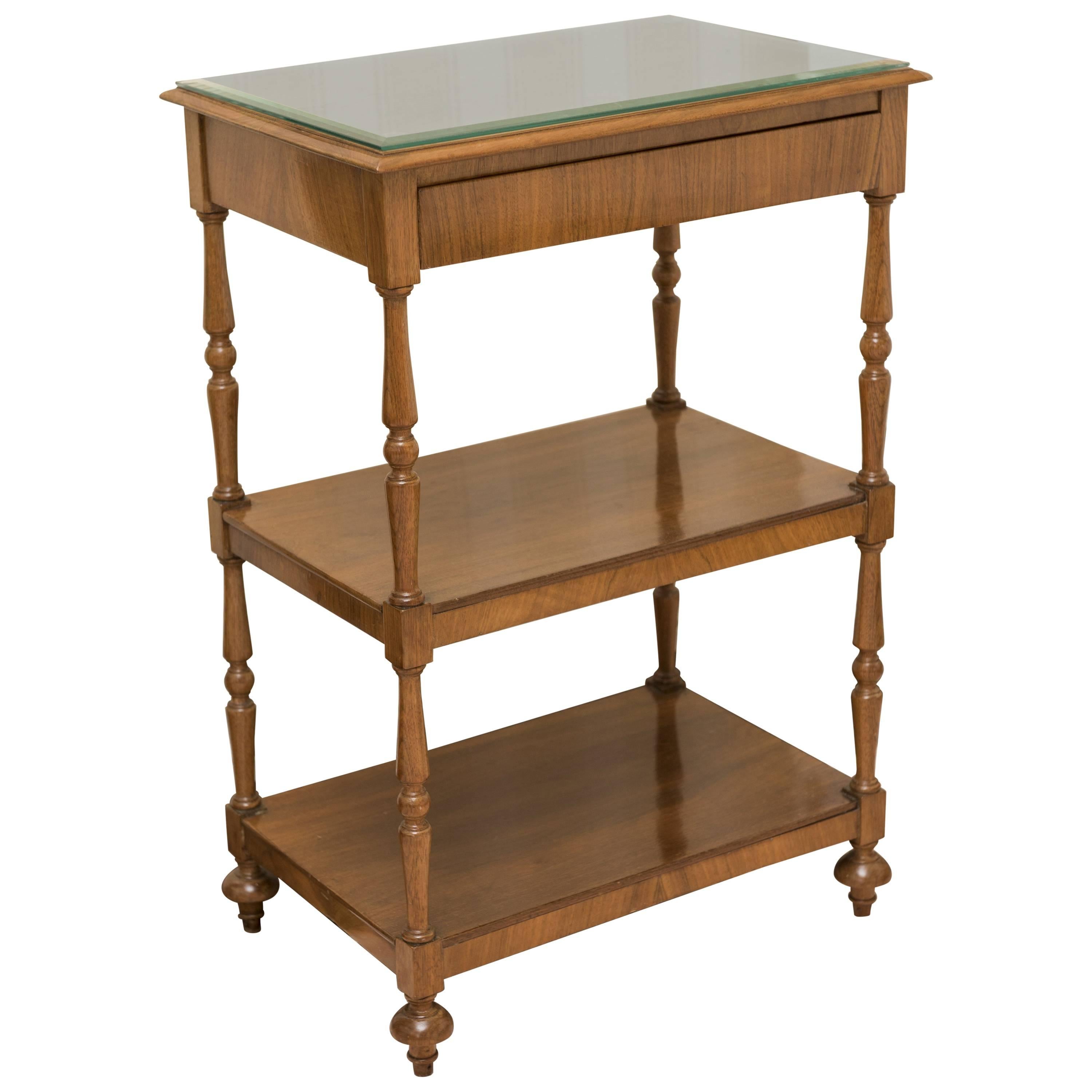 Three-Tiered Etagere, Side Table  For Sale