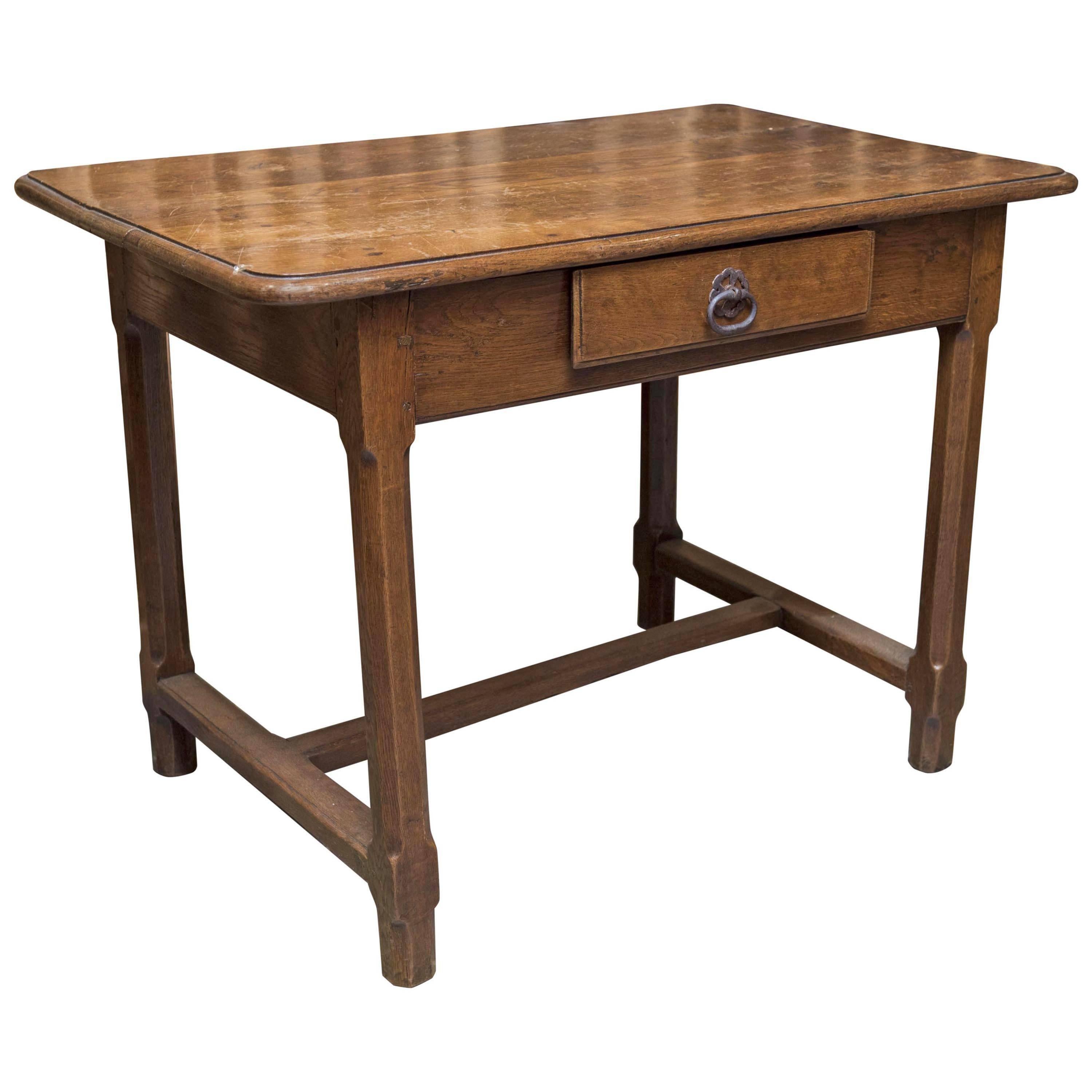 Small Antique Oak Desk 10 For Sale on 1stDibs