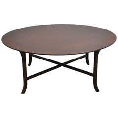 T.H. Robsjohn-Gibbings Round Saber Leg Coffee Table