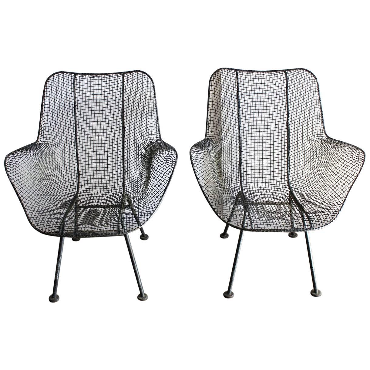 Mid-Century Sculptura Lounge Chair by Woodard, For Sale