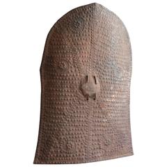 Stamped Metal Shield from the Kirdi People