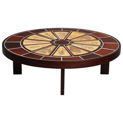 Roger Capron Coffee Table with Ceramic Tiles 12