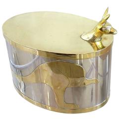 Vintage Italian Two-Tone Kangaroo Box 7