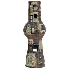 Mid-Century Modern Glazed Terracotta Sculpture 1