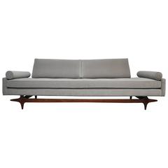 Adrian Pearsall Sofa on Sculptural Walnut Base