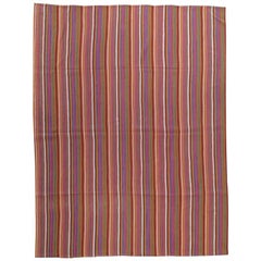 Vintage Striped "Jajim" Rug
