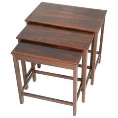 Danish Rosewood Nesting Tables 1
