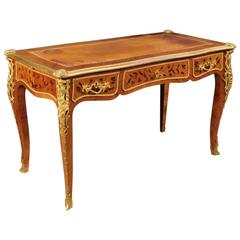 20th Century French Inlaid Writing Desk in Rosewood