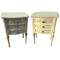 Pair of French Antique Bedside Tables 10