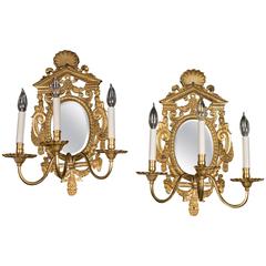 Gilt Bronze Caldwell Sconces