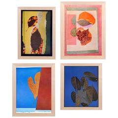 Josef Albers Abstract Leaves Lithographs from Interaction of Color 5