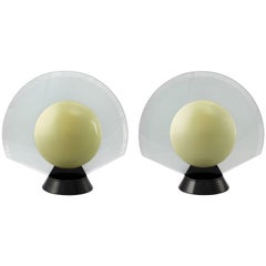 Vintage Pair Tikal 1555 Table Lamps by Pier Giuseppe Ramella for Flos-Arteluce