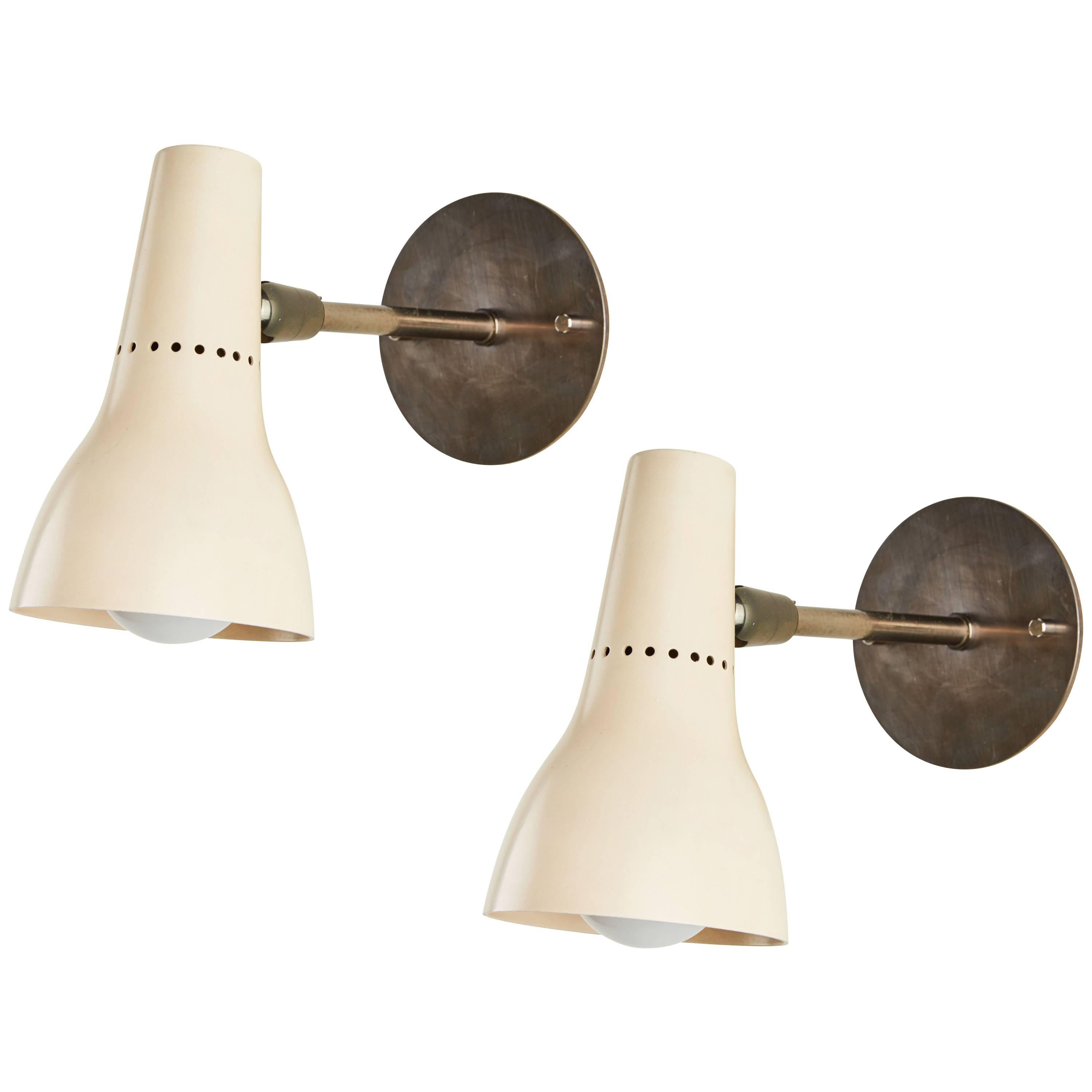 Pair of Articulating Sconces by Giuseppe Ostuni
