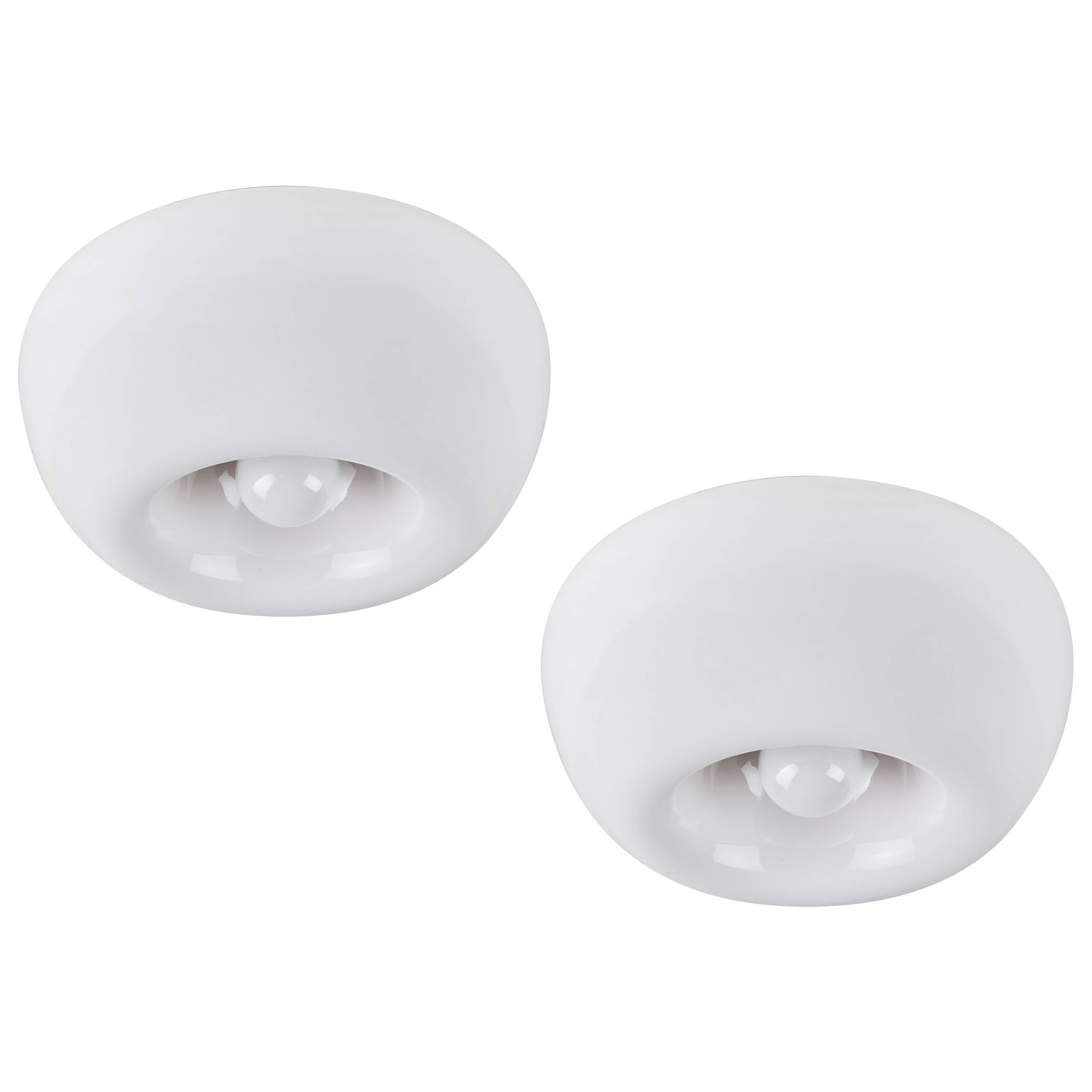 Pair of Velella Ceiling or Wall Lamps by Achille Castiglioni