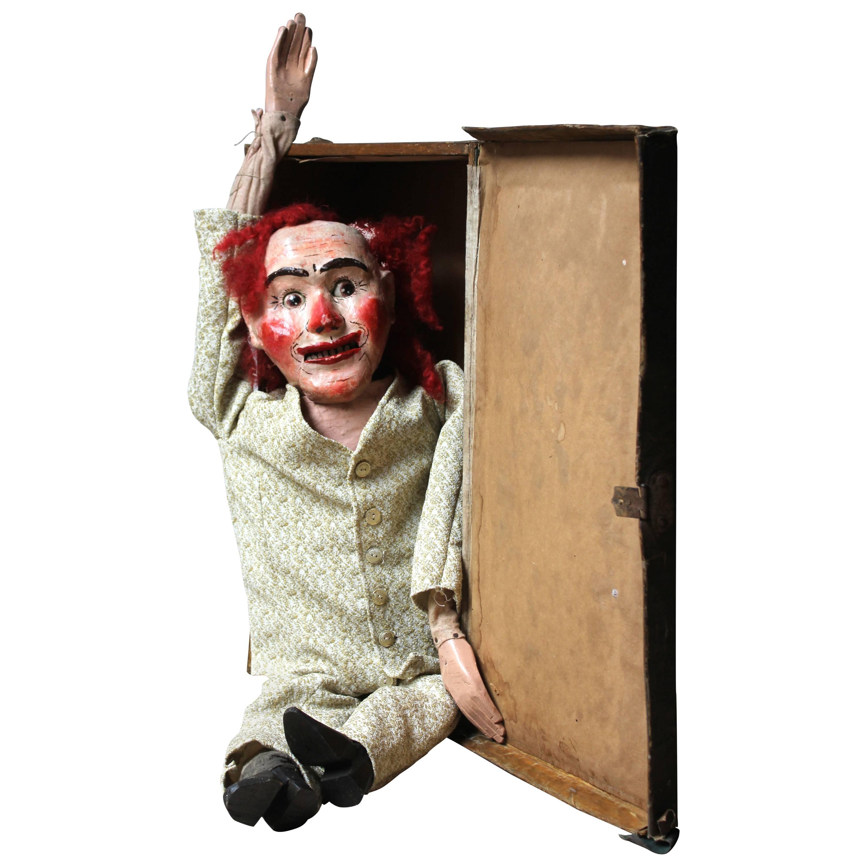 Unusual and Interesting Early 20th Century Ventriloquist Dummy, circa 1925-1935