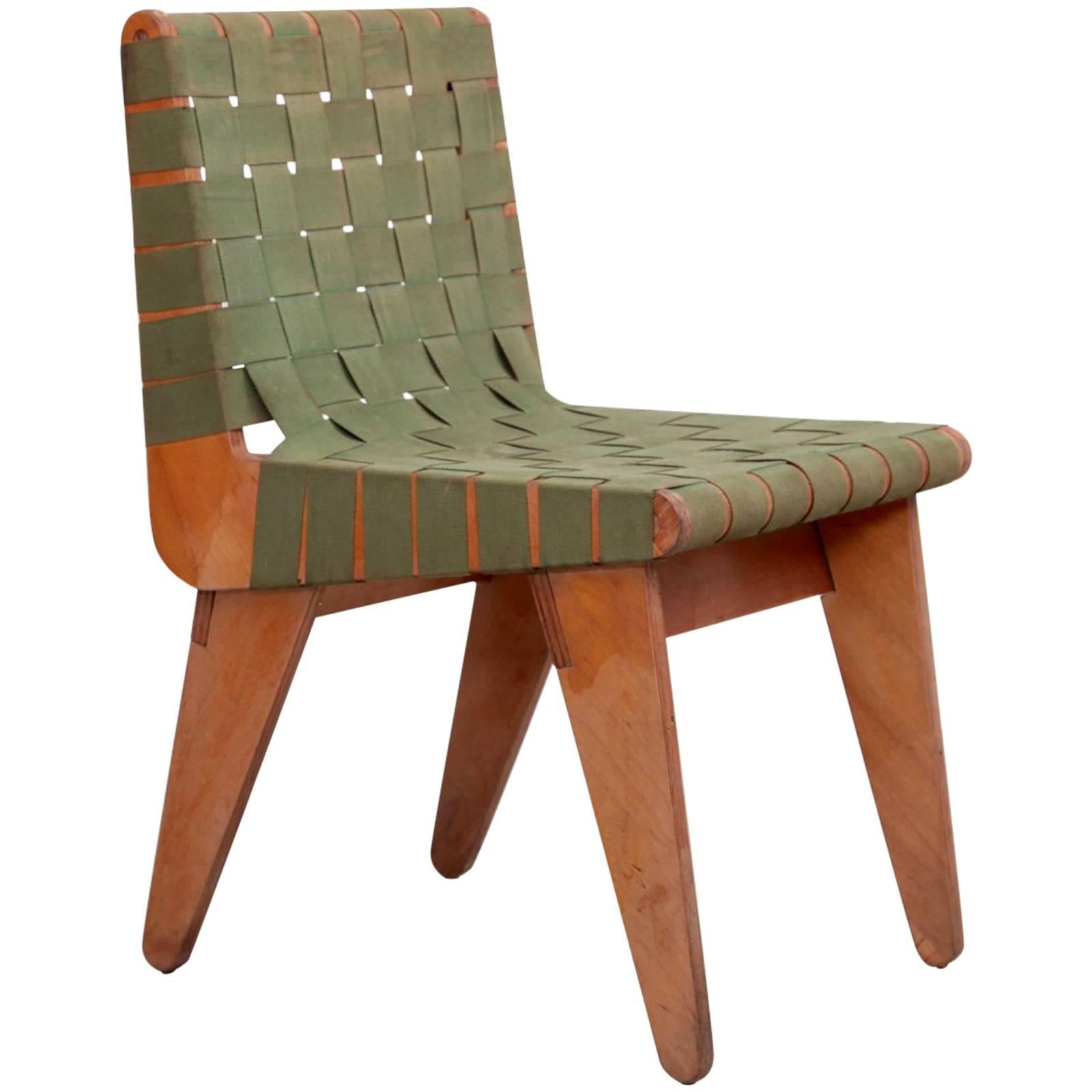 Original Green 1949 Klaus Grabe Plywood Chair