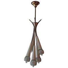 Stilnovo Mid-Century Modern Pendant or Chandelier, 1950s 9