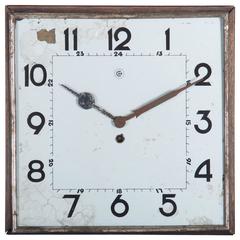 Vintage Big Kienzle Bauhaus Wall Clock from the 1930s