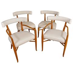 Four American Art Deco Chairs by T.H. Robsjohn-Gibbings 1
