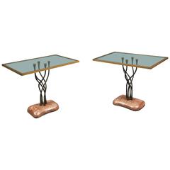Pair of Console Tables, Italy, circa 1950 10