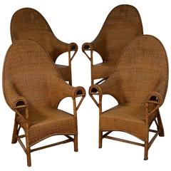 Vintage Italian Wicker Chairs