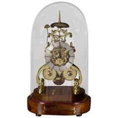 Victorian Double Fusee Skeleton Clock by Greenhalgh, Manchester