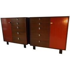 Pair of George Nelson Herman Miller Cabinets