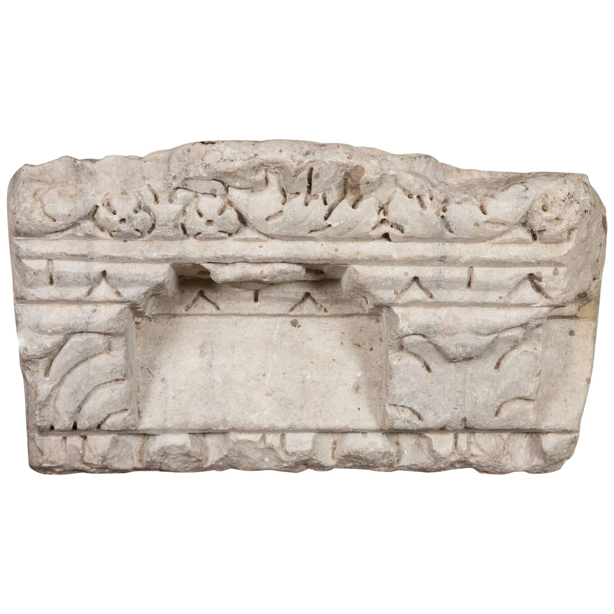 Piece of Roman Stone Cornicing, circa 200 BC