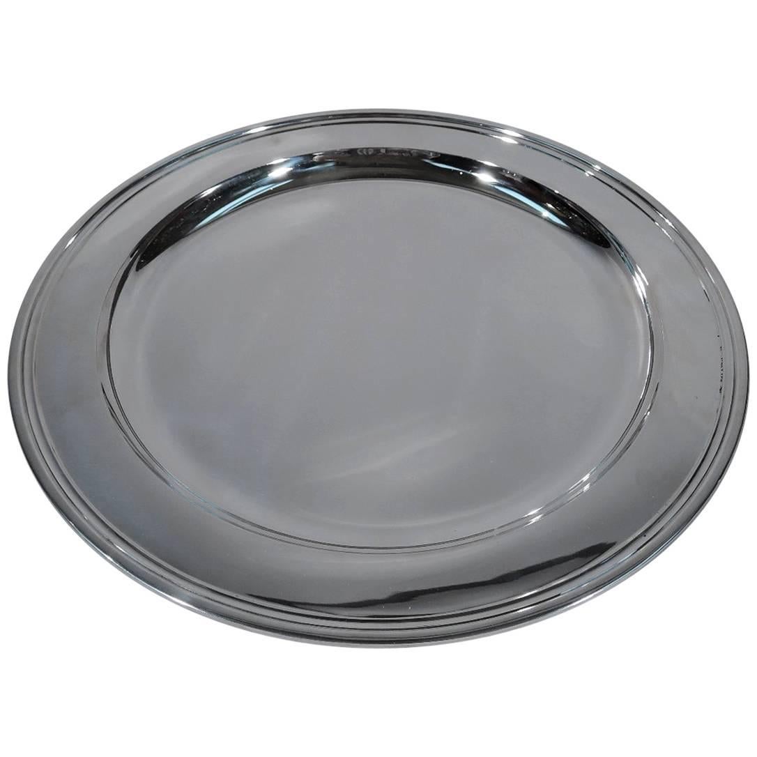 Tiffany Deep and Heavy Sterling Silver Tray