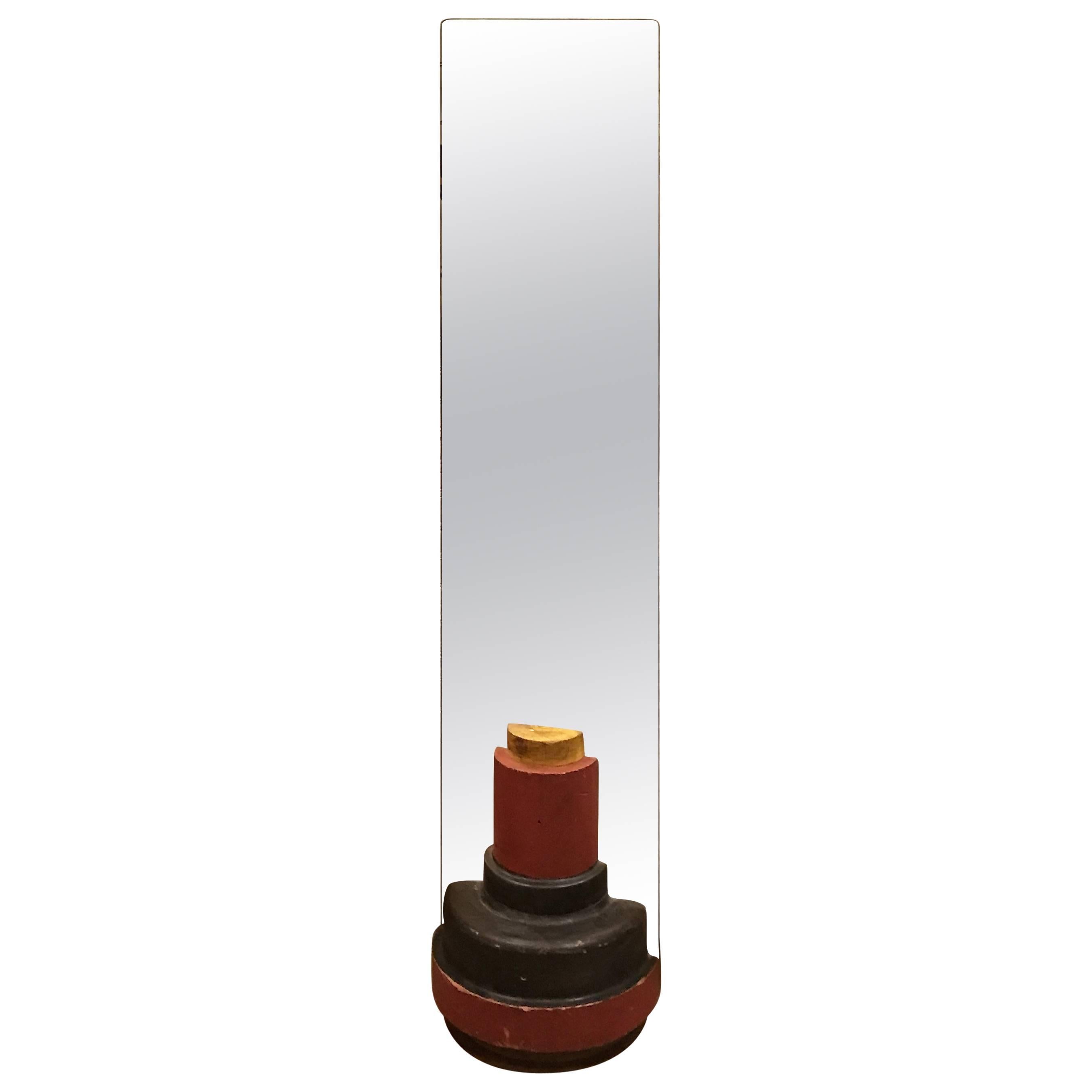 Custom Industrial Double-Sided Full Length Standing Floor Mirror