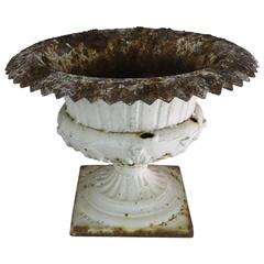 19th Century French Cast Iron Urn 1