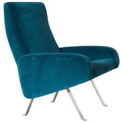 Newly Upholstered Velvet Chair