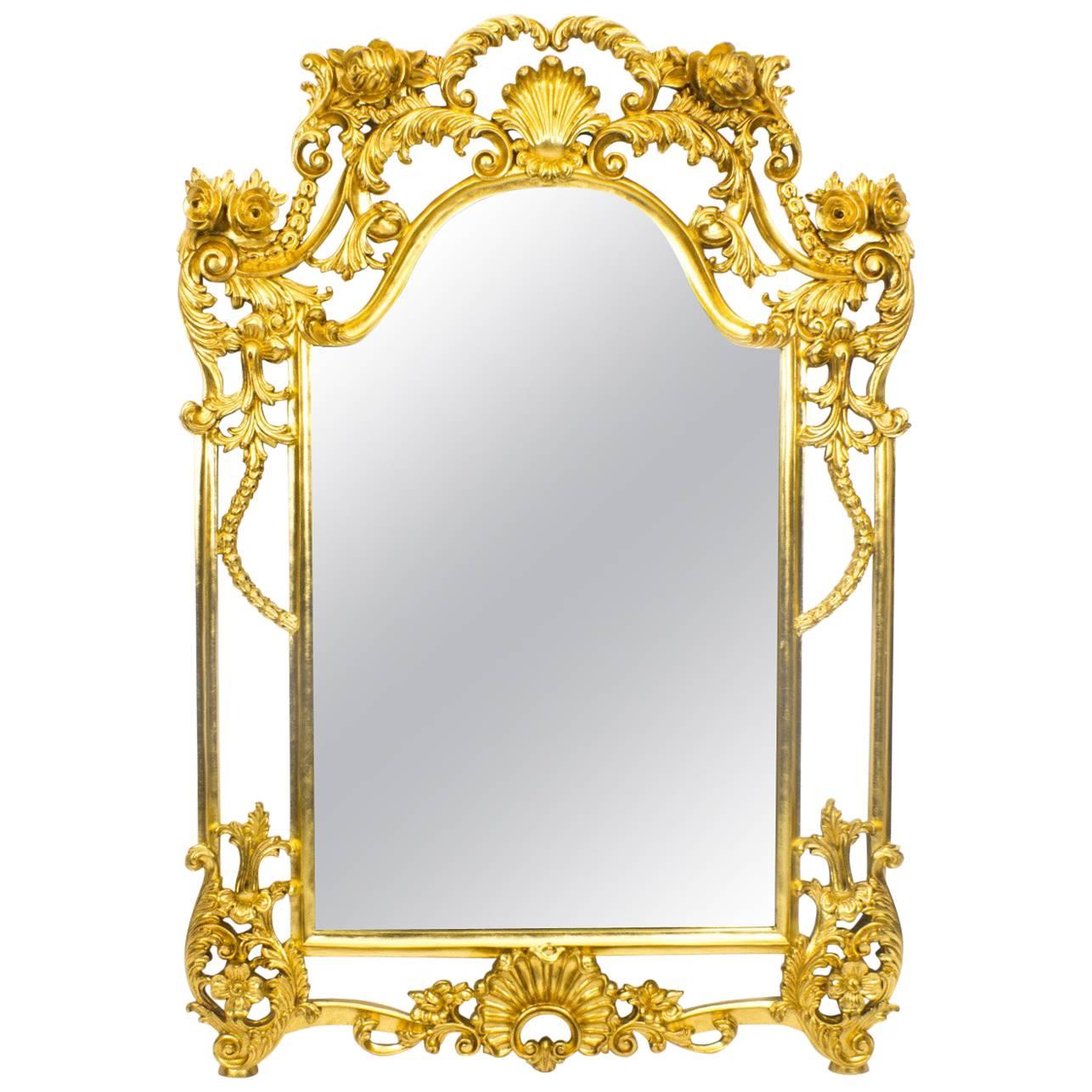 Luis Revival Carved Giltwood Mirror at 1stDibs antique looking mirrors