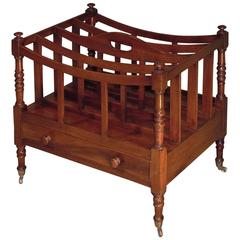 Antique Regency Period Mahogany Canterbury 10