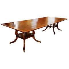 Cherry Twin Pedestal Dining Table