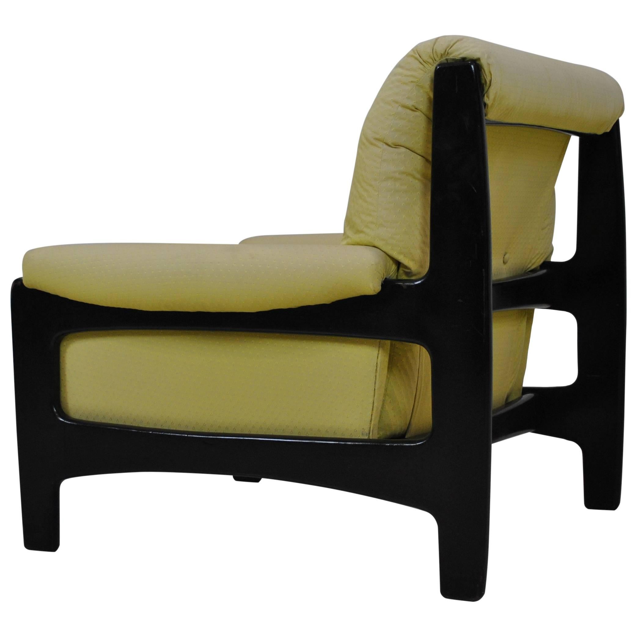 Belgian Lacquer Armchair by Belform For Sale