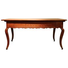 Late 18th Century French Cherrywood Serving Table