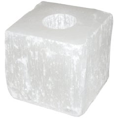 Crystal Rock Cube Candleholder