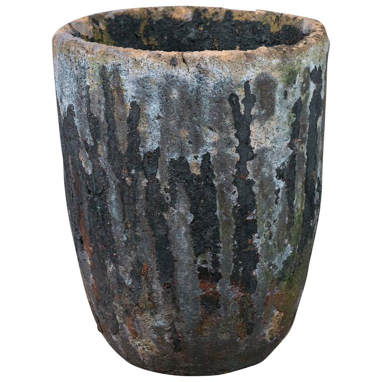 Large Vintage Belgian Foundry Crucible, circa 1930 at 1stDibs large
