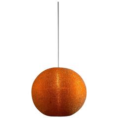 Vintage Orange Sphere Pendant