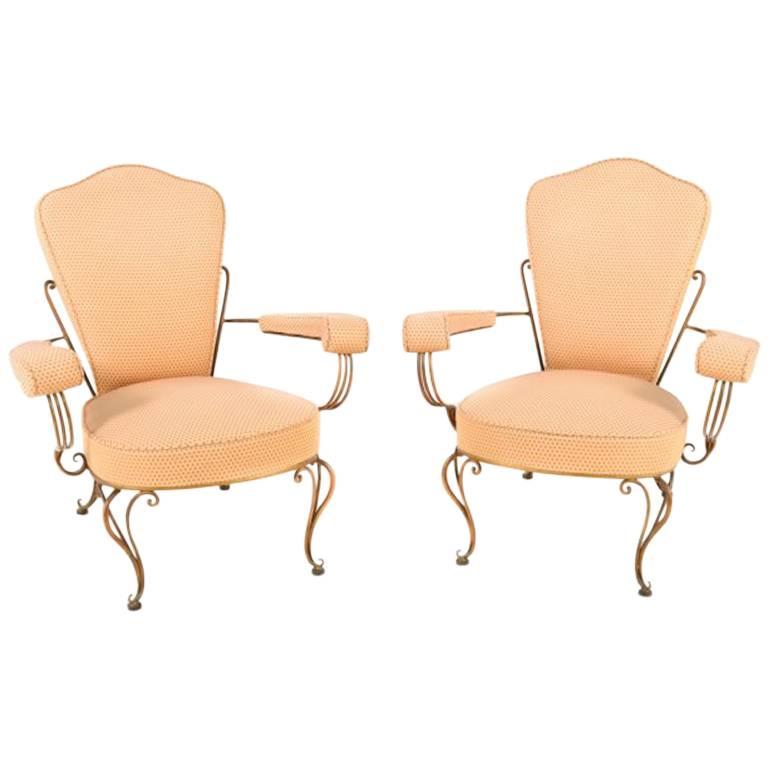 French 1950's Mid-Century Modern Armchairs