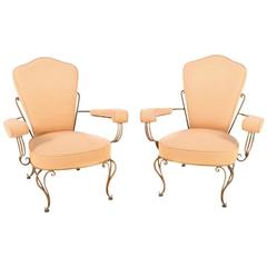 French 1950's Mid-Century Modern Armchairs