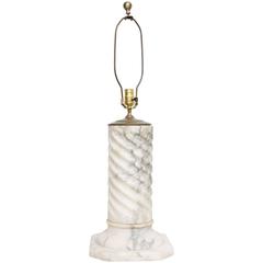 19th Century Italian Marble Architectural Element as Lamp 8